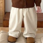 【73-120】セーターorパンツ 男の子 カートゥーン コーデュロイ - 画像 (8)