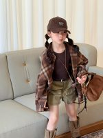 【100-150】ショートパンツ ベルト付き ポケット付き ゆったり カジュアル 女の子 - 画像 (3)