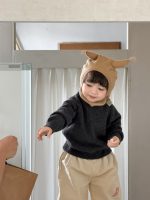 【100-150】セーター ズボン 無地 ゆったり カジュアル 男の子 - 画像 (7)