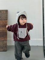 【73-110】パーカー プリント ラウンドネック 長袖 合わせやすい 男の子 - 画像 (4)
