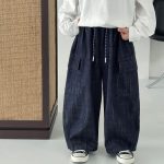 【90-160】パンツ 男の子 デニム カジュアル トレンド - 画像 (7)