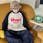 【90-160】長袖Ｔシャツ 男の子 プリント 英字 ラグラン - 画像 (7)
