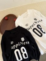 【100-150】Tシャツ プリント アルファベット 長袖 カジュアル - 画像 (6)