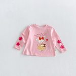 【80-130】長袖Tシャツ 女の子 カートゥーン レイヤード - 画像 (10)
