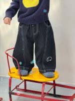 【73-110】セーター ズボン アヒル柄 長袖 デニム カワイイ 男の子 - 画像 (8)