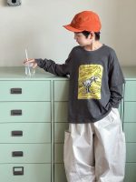 【90-160】Tシャツ フェイク 切り替え 長袖 プリント 男の子 - 画像 (6)