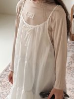 【100-150】Tシャツ 長袖 韓国風 ハイネック ストレッチ 女の子 - 画像 (9)