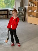 【90-150】フレアパンツ 女の子 おしゃれ レイヤード風 カジュアル - 画像 (10)