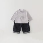 【73-130】アウターorセットアップ 男の子 シンプル かわいい - 画像 (8)
