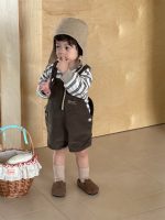 【73-110】Tシャツ サロペット ストライブ 男の子 - 画像 (6)