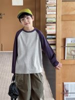 【90-160】Tシャツ 配色 切り替え プリント カジュアル 男の子 - 画像 (5)