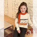 【90-170】長袖Tシャツ 女の子 プリント ゆったり 合わせやすい - 画像 (8)