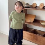 【73-120】トップスorパンツ 男の子 クルーネック ニット - 画像 (4)