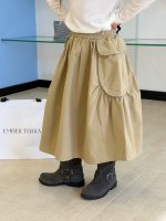 【100-170】カーゴスカート 女の子 カジュアル 韓国風 履きやすい - 画像 (9)