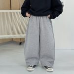 【90-160】パンツ 男の子 無地 刺繍 カジュアル - 画像 (7)