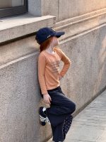 【90-150】ストレートパンツ 女の子 アルファベット ゆったり - 画像 (7)