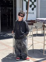 【90-160】ズボン カモフラージュ ゆったり かっこいい 合わせやすい 男の子 - 画像 (6)