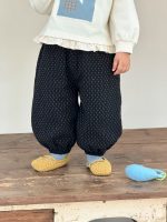【73-110】パーカー ズボン ドット柄 ラウンドネック 長袖 女の子 - 画像 (8)