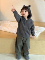 【73-110】アウター Tシャツ ズボン フード付き ニット プリント 男の子 - 画像 (4)