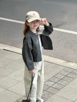 【90-150】フェイクレザージャケット 女の子 クール トレンド感 カジュアル - 画像 (20)
