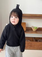 【73-120】セーターorパンツ 男の子 フード付き かわいい - 画像 (8)