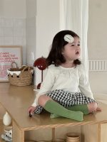 【73-100】パーカー スカート チェック柄 シンプル 女の子 - 画像 (6)