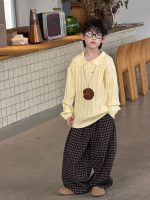 【90-160】セーター 折り襟 韓国風 カジュアル ゆったり 長袖 男の子 - 画像 (4)