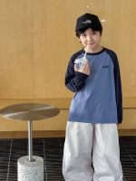 【90-160】Tシャツ 長袖 配色 切り替え カジュアル 男の子 - 画像 (4)