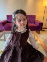 【90-140】ワンピース インナー 女の子 コーデュロイ ガーリー - 画像 (15)