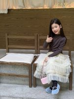 【100-170】トップス 女の子 フリル シンプル 9色選べる - 画像 (3)