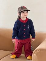【73-110】カーディガン ニット 配色 ボタン 男の子 - 画像 (6)