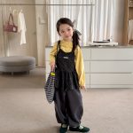 【80-130】パンツ 女の子 裏起毛 シンプル - 画像 (3)