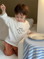 【66-100】Tシャツ プリント ラウンドネック 長袖 カジュアル 男の子 - 画像 (5)