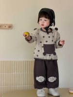 【73-110】パーカー ズボン ドット柄 カジュアル 合わせやすい 男の子 - 画像 (4)