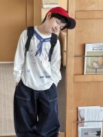 【90-160】Tシャツ ネクタイ柄 ファッション 長袖 男の子 - 画像 (6)