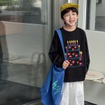 【90-160】長袖Tシャツ 男の子 プリント ケーキ - 画像 (8)