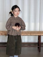 【100-150】シャツorパンツ 女の子 ギャザー おしゃれ ゆったり - 画像 (3)