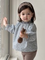 【73-100】トップス 花柄 長袖 合わせやすい シンプル 女の子 - 画像 (3)