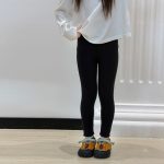 【100-170】レギンス 女の子 ストレッチで快適 9色選べる - 画像 (6)
