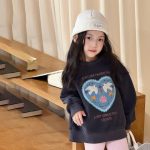 【90-170】トレーナー 女の子 カートゥーン プリント カジュアル - 画像 (7)