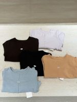 【100-160】長袖インナー 女の子 無地 フリル - 画像 (3)