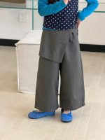 【100-170】パンツ 女の子 取り外し可能 付け裾 シンプル おしゃれ - 画像 (5)