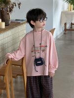 【90-160】パーカー プリント カジュアル ゆったり 長袖 男の子 - 画像 (3)