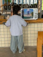 【90-160】パーカー ストライブ フェイク 切り替え ファッション 男の子 - 画像 (5)