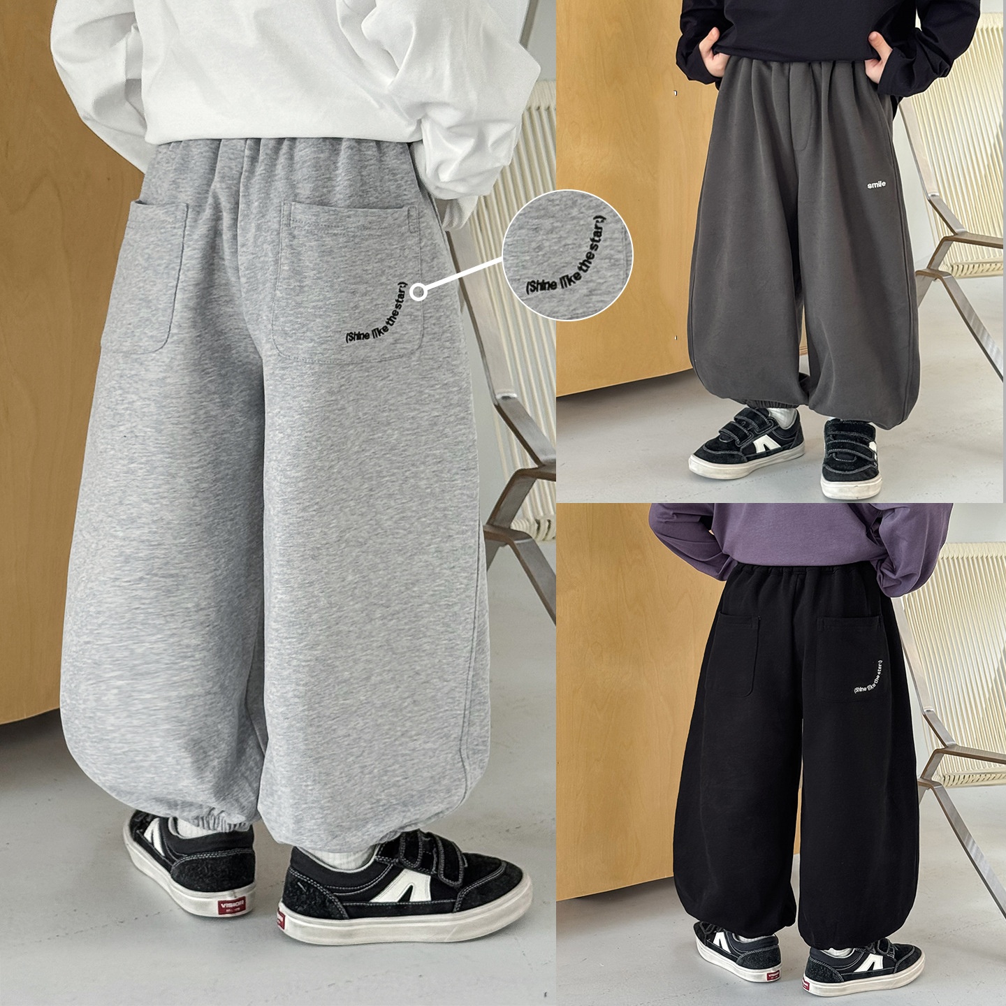 O1CN01kd1oB8k2dgI2vH2e_3646241795-0-cib 【90-160】ズボン スポーツ風 刺繍 ゆったり カジュアル 男の子 - 画像 (1)