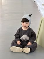 【73-110】二点セット ラウンドネック 長袖 車柄 男の子 - 画像 (7)