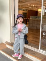 【90-160】セットアップ 女の子 ファスナー スポーツ フード付き - 画像 (4)
