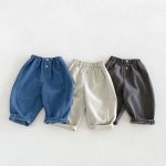 【80-130】パンツ 男の子 無地 シンプル - 画像 (2)