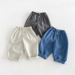 【80-130】パンツ 男の子 無地 シンプル - 画像 (3)