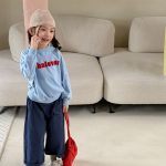 【80-130】トレーナー 女の子 英字 カジュアル - 画像 (3)
